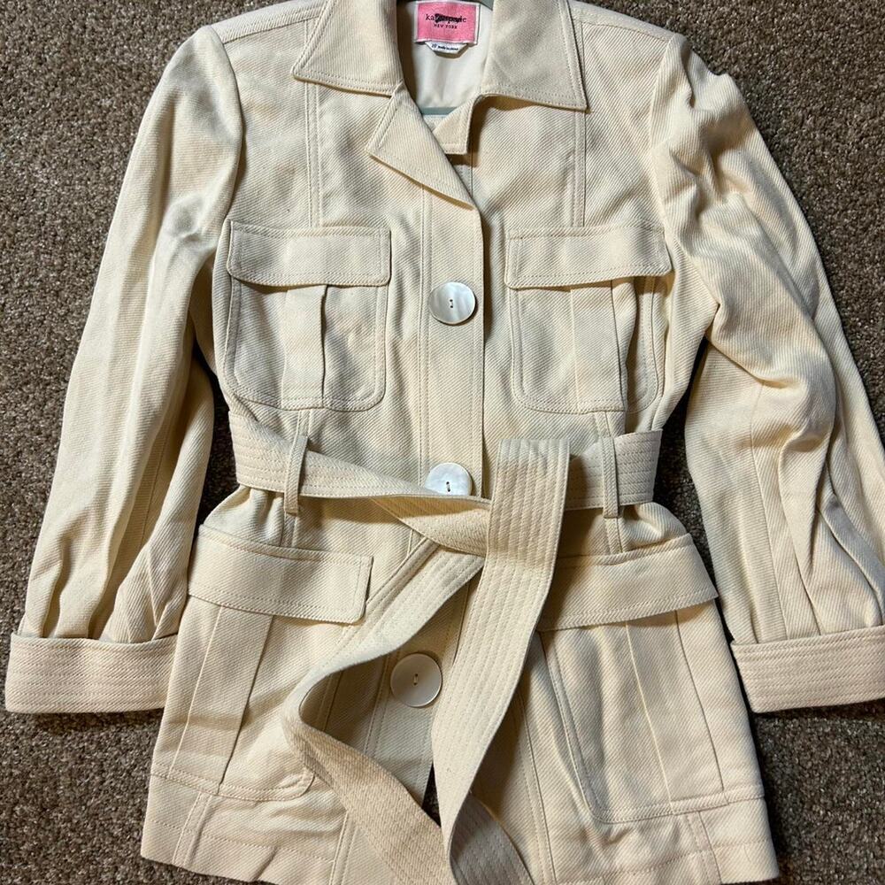 Kate Spade Luxe Twill Jacket. Size 10